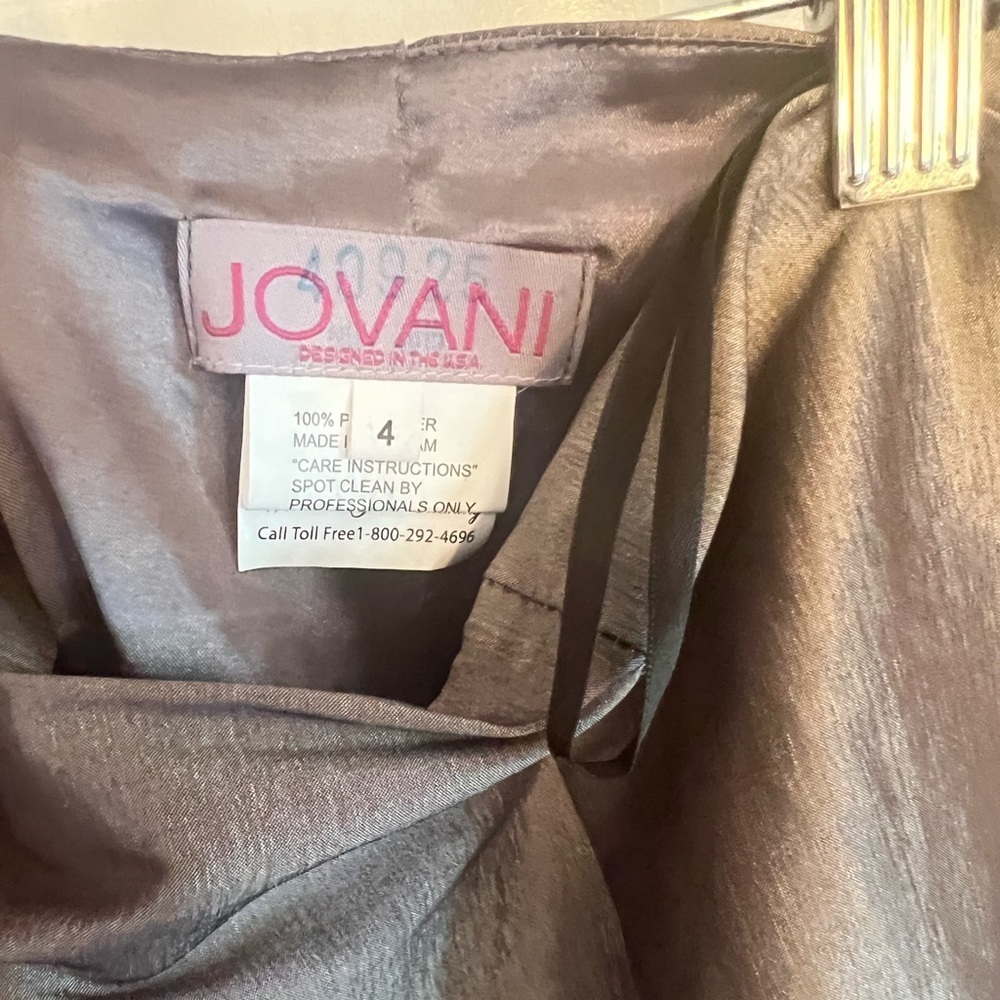Jovani Maxi Skirt Grey - Picture 4 of 5